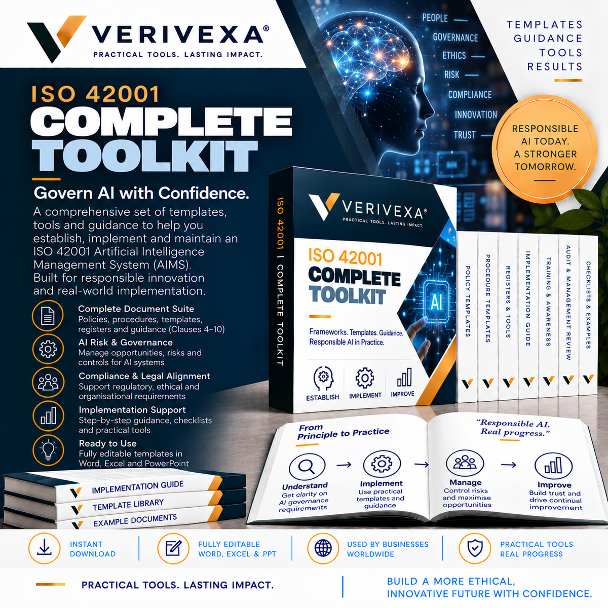 ISO/IEC 42001:2023 Complete AI Management System Toolkit